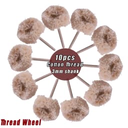 Polishing Buffing Wheel For Dremel Rotary Tool Accessories Cotton Wool Felt Jewelry Buffing Drill Kit
