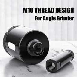 1Pc M10 6-100mm Diamond Brazed Core Dry Drill Bit For Porcelain Tiles Marble Glass Granite Hole Saw Cutter Cutting