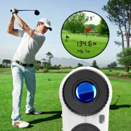 REVASRI Golf Laser Rangefinder Type-C Charge 600M/1000M 6X Magnification Monocular Telescope Range Finder for Outdoor Sports
