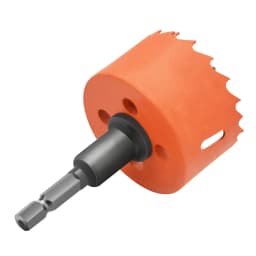 1PC Orange Bimetal Opener 6.35mm MAX Habdle 17-80mm M42 Multi Functional Woodworking Gypsum Board Plastic Drill Bit