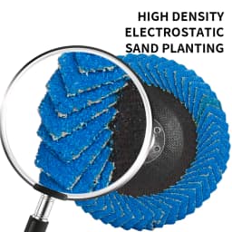 NuoDun 4/4.5/5Inch Abrasive Flap Wheel Polishing Flap Disc for Angle Grinder Metal Aluminum Stainless Steel Sharpening Deburring