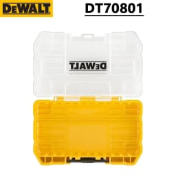 DEWALT DT70801 Original Parts Box Storage Box Removable Tray Tough Case Storage Case Plastic Multifunctional Stackable Tool Box