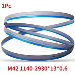 M42 bimetal 1/2 "band saw blade for woodworking. 1140-2930mm*13mm*0.6mm, with 6-14tpi band saw blade, support customization.