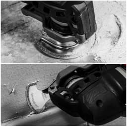 EZARC 4PCS Diamond Oscillating Tool Blade Set, Multi Tool Mortar Cutting Saw Blades Precise for Grout Removal, Soft Tile Cut