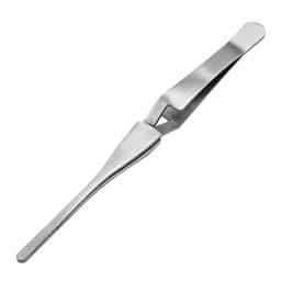 1PC Tweezers Stainless Steel Non-slip Cross Lock Reverse Action Tweezer Save Effort Maintenance Tools