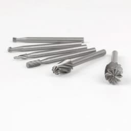 6/10pcs Set HSS Routing Router Drill Bits Set for Dremel Carbide Rotary Burrs Tools Wood Stone Metal Root Carving Milling Cutter