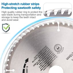 XCAN Circular Saw Blade Diameter 210mm Teeth 24T 48T 60T 80T Wood Cutting Disc Carbide Tipped TCT Saw Blade Woodworking Tools