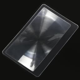 10PCS Magnifiers Credit Card Shape 3 X Transparent Magnifier Magnification Magnifying Fresnel LENS Made of Plastics