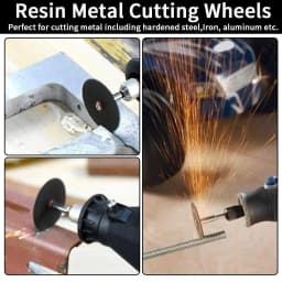 Cutting Discs for Dremel Rotary Tool, 3 Different Saw Blades ,Cutting Wood/Metal/Plastic/Glass/Stone and Make DIY Craft