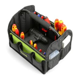 Quick Load Collapsible Detailing Caddy & Storage Organize (For Cars, Trucks, SUVs, RVs, Home, Workspace) Black HL085