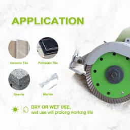 FACHLICH 1/2/5pcs 4/4.5/5inch Super-Thin Turbo Cutting Saw Blades Ceramic Tile Granite Marble Cutting Disc 105/115/125mm