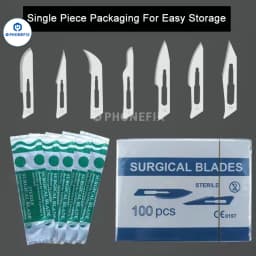 10pcs Carbon Steel Carving Scalpel Knife 10# 21# 23# 24# 25# Surgical Blades DIY Cutting Motherboard BGA Repair Surgical Knife