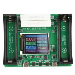 18650 Lithium Battery Capacity Tester Module MAh MWh Digital Battery Power Detector Module 18650 Battery Tester Type-C