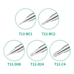 T12 Set Soldering Iron Tips Welding Tools T12-I ILS JL02 KU K BC2 D16 Electric Soldering Iron For Hakko FX951 Rework Station