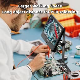 Andonstar Hot AD210 Digital Microscope 10.1 inch Adjustable LCD for Electronics Repair Microscope PCB/SMD Soldering Microscopio