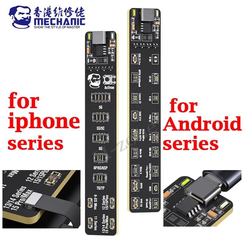 MECHANIC F018 F009 Battery Active Panel Fast Charge Detection Board For iPhone 6-17 Pro Max Samsung Android Phone Activation