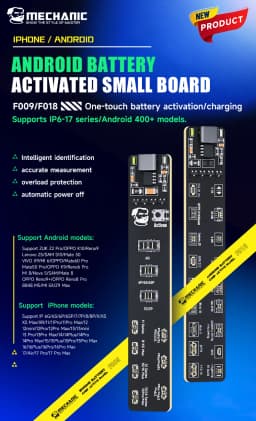 MECHANIC F018 F009 Battery Active Panel Fast Charge Detection Board For iPhone 6-17 Pro Max Samsung Android Phone Activation
