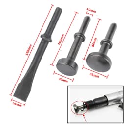 3/8'' 150mm Air Hammer Professional Handheld Pistol Gas Shovels Small Rust Remover Air Shovel Pneumatic Tools with 4 Chisels