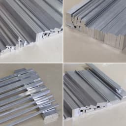 Aluminum Flat Bar Thickness 3-20mm, Width 10-60mm, Length 300mm 500mm, Aluminium Alloy Plate Metal Solid Square Strip