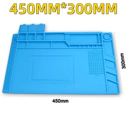 Silicone Soldering Mat ESD Antistatic Heat Insulation Motherboard Electronics Phone Repair Maintenance Working Platform Pad