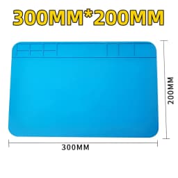 Silicone Soldering Mat ESD Antistatic Heat Insulation Motherboard Electronics Phone Repair Maintenance Working Platform Pad