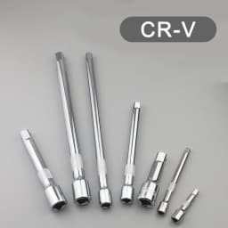 1/4" 3/8" 1/2" Socket Ratchet Wrench Extension Bar 50/75/100/125/150/250mm Long Bar Steering Sleeve Connecting Rod Accessories