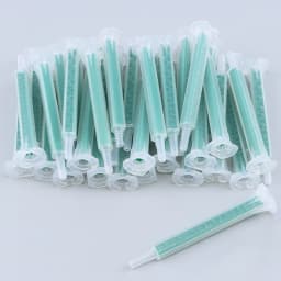 250pcs Epoxy Mixing Nozzle, Static Mixing Nozzle Head, Mixing Tube, Suitable for AB Glue Gun Applicator Static Mixer