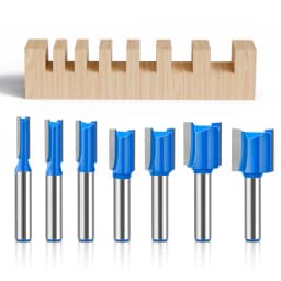 1pc 8mm Shank 3mm-20mm Straight Bit Tungsten Carbide Double Flute Router Bits Milling Cutter For Wood Woodwork Tool