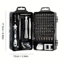 115 In1 Precision Screwdriver Set, Tool Gifts for Men, for Computer, Macbook, Laptop, Screwdriver Bits Are Made of High-quality