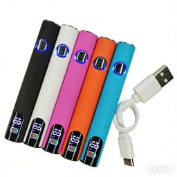 1pcs DIY Battery, LED 510 Thread Battery, 500mAh Cart Pen Adjustable Voltage Portable Electric Soldering Iron Welding