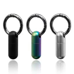 Pure Titanium Waterproof Bunker Portable Small Pill Box Sealed Waterproof Keyring Mini Carry-on First Aid Pill Bottle Three Colo