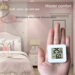 Mini Indoor Thermometer LCD Digital Temperature Room Hygrometer Gauge Sensor Humidity Meter Indoor Thermometer Temperature