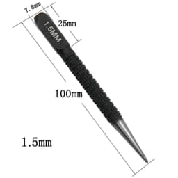 Alloy Steel Center Punch Steel Scriber Marke Metal Wood Marking Drilling Tool Carving Scribing Marker Tools 1.5/2/3mm