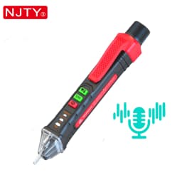 NJTY T-03 Circuit Breaker Finders Electrical Instrument Breakpoints Detector Live Wire Checking Socket Testor Laser Voltage Pen