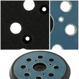 5 Inch 8 Holes 125mm Hook Loop Sanding Backing Pad Electric Orbital Sander Disk Discs Porter Cable Backup Stick On Pad