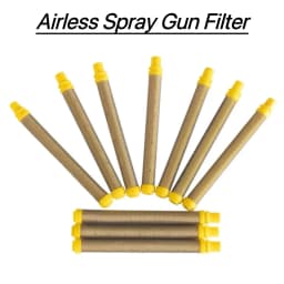 Airless Paint Sprayer Gun Filters for Wagner Filter Replacement (10 PCS, 100 Mesh, Yellow)