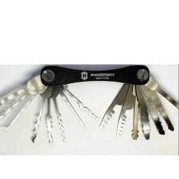 20PCS Stainless Steel Haoshi Tools 20 In 1 Keychain Key Repair Tool Practice Locksmith Tools