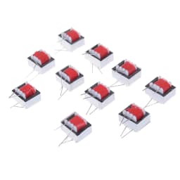 10pcs Red Nickel Alloy Audio Transformers 600:600 Ohm Europe 1:1 EI14 High Efficiency Isolation Transformers ringing