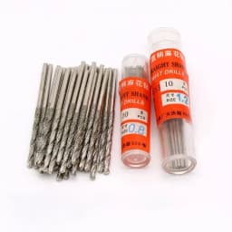 Diamond Coated Twist Drill Bits 0.8mm 1mm 1.2mm 1.5mm 1.8mm 2mm 2.5mm 3mm For Glass Jewellery Jade Straight Shank