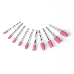 100PCS/Box Assorted Ceramic Mounted Point Grinding Stone Head Wheel 4-10mm For Dremel Drill Rotary Tools 3mm Shank