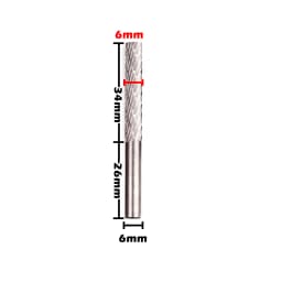 1PC Rotary Burr Cutter High Speed Steel Rotary Bur Cutter File Milling Cutter Drill Bit Engraving Bits Milling For Rotary Tool