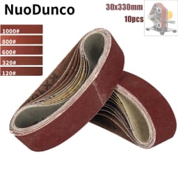 10pcs 30x330mmSanding Belts Belt Sande Machine Special Abrasive for Polishing Machine Metal Woodworking Blade Grinding
