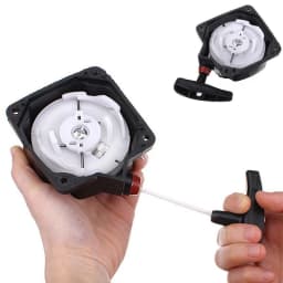 Parts Recoil Pull Starter Accessories Easy To Install For Brush Cutter 80mm Assembly Black Lawn Mower Lawnmower