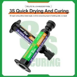 RELIFE RL-UVH902 10CC 3S Nano Solder Mask for Mobile Phone Repair Jumping Wire UV Quick Dry Curing Welding Paste Flux Oil