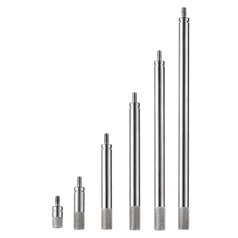 6Pcs Dial Indicator Extension Stem Rod Set M2.5 Thread,10-100Mm Extend Rod,Measurement For Dial & Digital Indicators