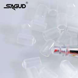 30/50 Pieces Air Brush Protection Covers For Any Airbrush Tool Accessories Clear Silicone Spray Gun Nozzle Cap Protective Cover