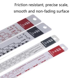 Standard Paint Ruler Paint Ratio Ruler Paint Mixing Ruler Dipstick Scale Ruler Paint Mixing Tool Ruler Paint Tool