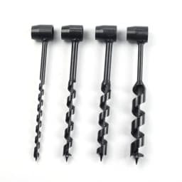 Bushcraft Outdoor Survival Hand Drill Carbon Steel Manual Auger Manual Survival Drill Self-Tapping Wood Punching Tool