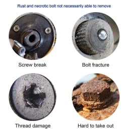 22Pcs Damaged Screw Extractor Drill Bit Set Stripped Screw Extractor Broken Bolt Extractor All-Purpose with Magnetic