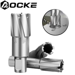 AOCKE Diameter 12-60mm X 35mm TCT Annular Cutter Weldon Shank 22 * 35mm Carbide Alloy Core Drill 60 X 35mm Metal Hole Saw